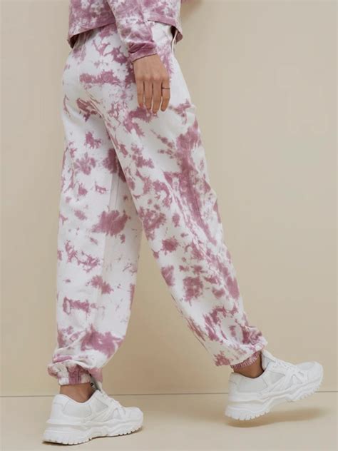 Buy Studiofit Women By Westside Multicolour Tie Dye Design Joggers