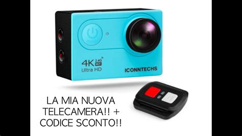 La Mia Nuova Telecamera Iconntechs It Sport Action Camera K Ultra Hd