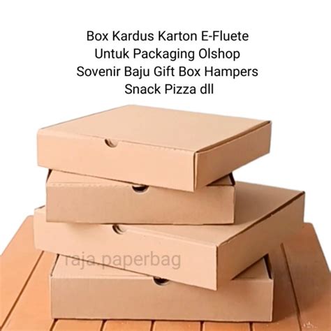 Jual Kotak Souvenir Kardus Coklat Polos Karton Box Packing Dus