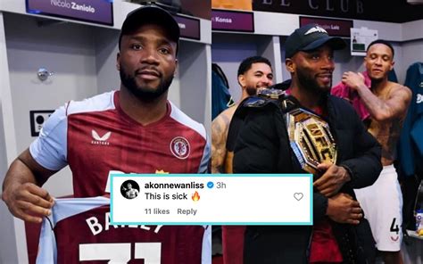 Aston Villa This Is Sick Ufc Champ Leon Edwards Celebrates With