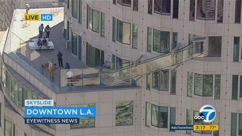 Glass Skyslide to open atop U.S. Bank Tower in downtown LA - ABC7 New York