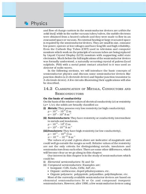 Ncert Book Class Physics Chapter Semiconductor Electronics