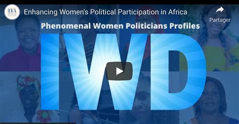 Enhancing Womens Political Participation In Africa International