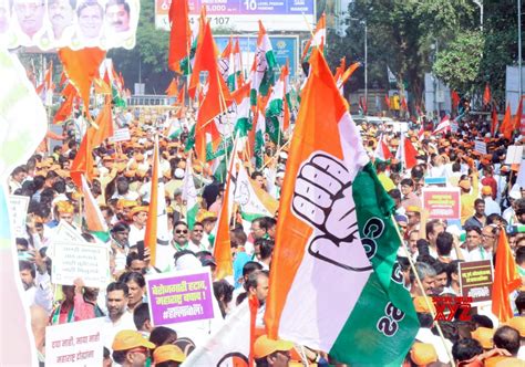 Mumbai Maharashtra Vikas Aghadi Mva Take Out Protest March Against The Maharashtra