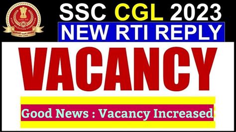 Ssc Cgl Vacancy Increased Ssc Cgl Vacancy Increased Ssc Cgl