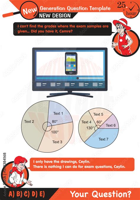 Mathematics Graph Questions Column Circle Line Pie Chart Next