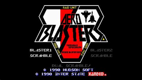 Pc Engine Longplay Aero Blasters Jp Youtube