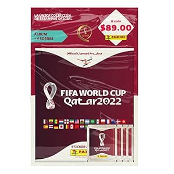 World Cup Qatar Album Pasta Blanda Sobres De Estampas Fifa