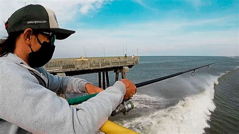 Pescaria Na Praia Papa Terra Betara Em Plataforma De Pesca Youtube