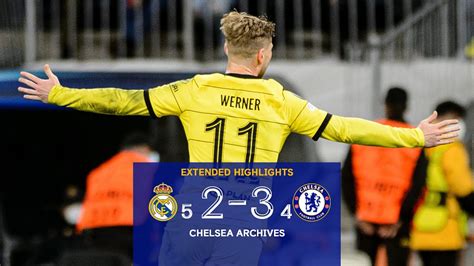 Real Madrid V Chelsea Qf Nd Leg Highlights