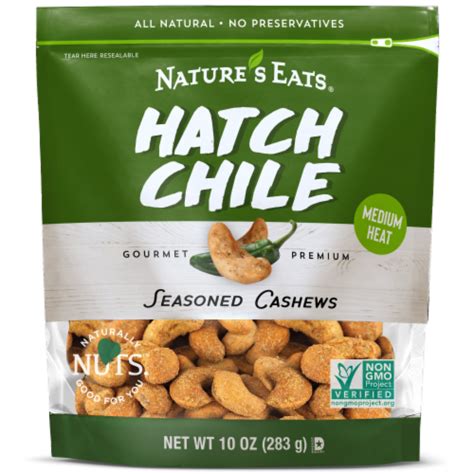 Natures Eats® Hatch Chile Gourmet Premium Seasoned Cashews 10 Oz Kroger