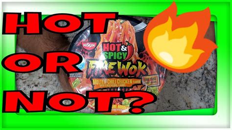 Hot Spicy Fire Wok Molten Chili Chicken Flavor By Nissin In K Youtube