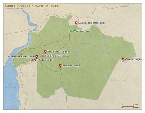 Murchison Falls National Park Travel Guide Map More National