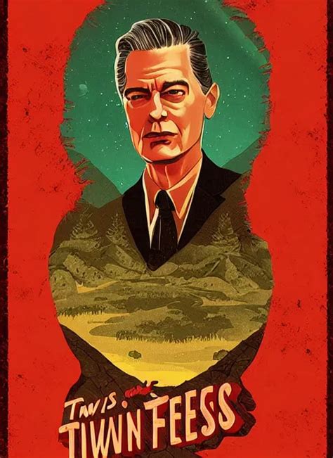 Twin Peaks Movie Poster Art By Enrich Torres Stable Diffusion Openart