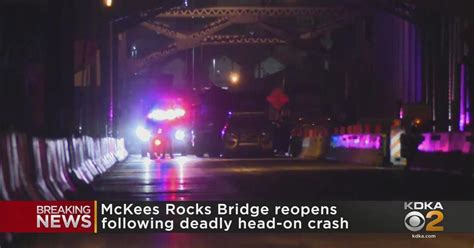 Head On Collision On Mckees Rocks Bridge Leaves 1 Dead Others Injured