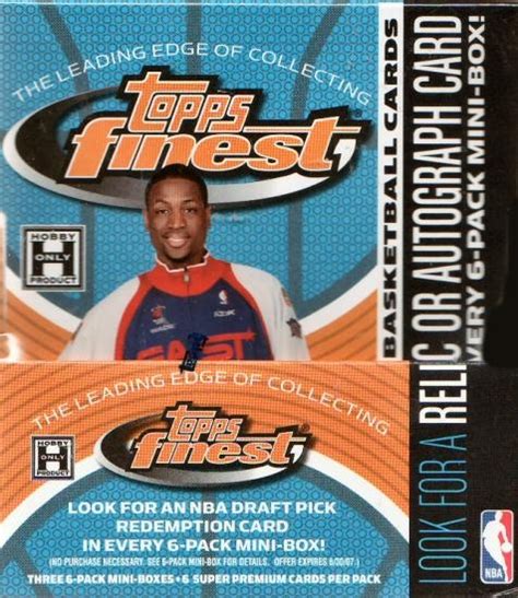 2005 06 Topps Finest Basketball Hobby Box Da Card World