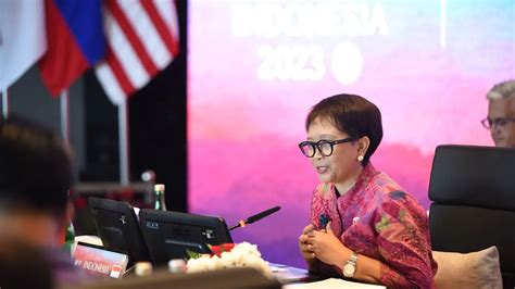 Menlu Retno Tegaskan Asean Harus Kerja Keras Soal Implementasi Isu Indo Pasifik Demi Kemakmuran