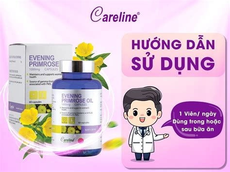 Viên uống tinh dầu hoa anh thảo Careline Evening Primrose Oil 100mg Lọ