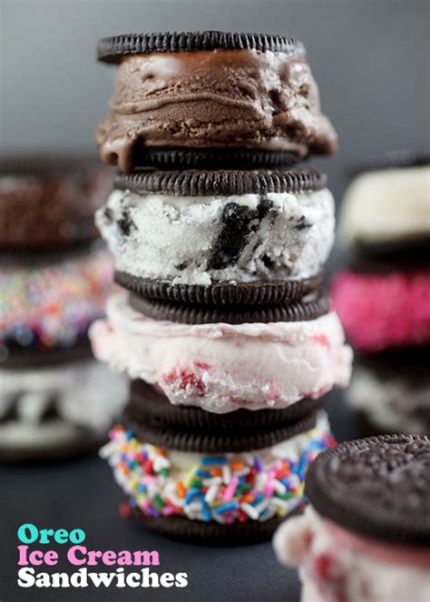 Easy Oreo Ice Cream Sandwiches | Bakerella