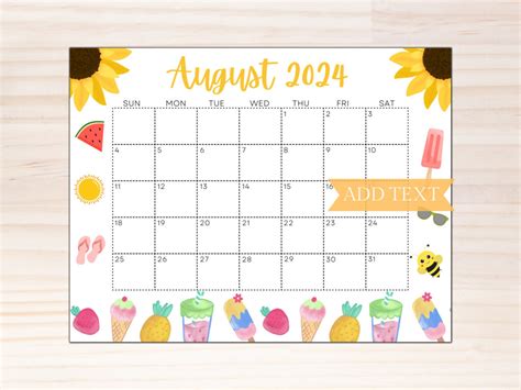 2024 Calendar For August Calendar 2024 Printable Calendar 2024