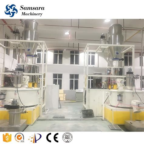 Pvc Raw Material Mixing Unit With Dosing System Pvc Vertical