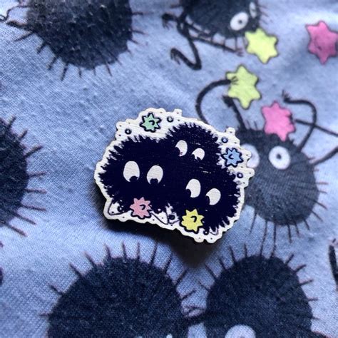 Soot Sprite Pin Etsy