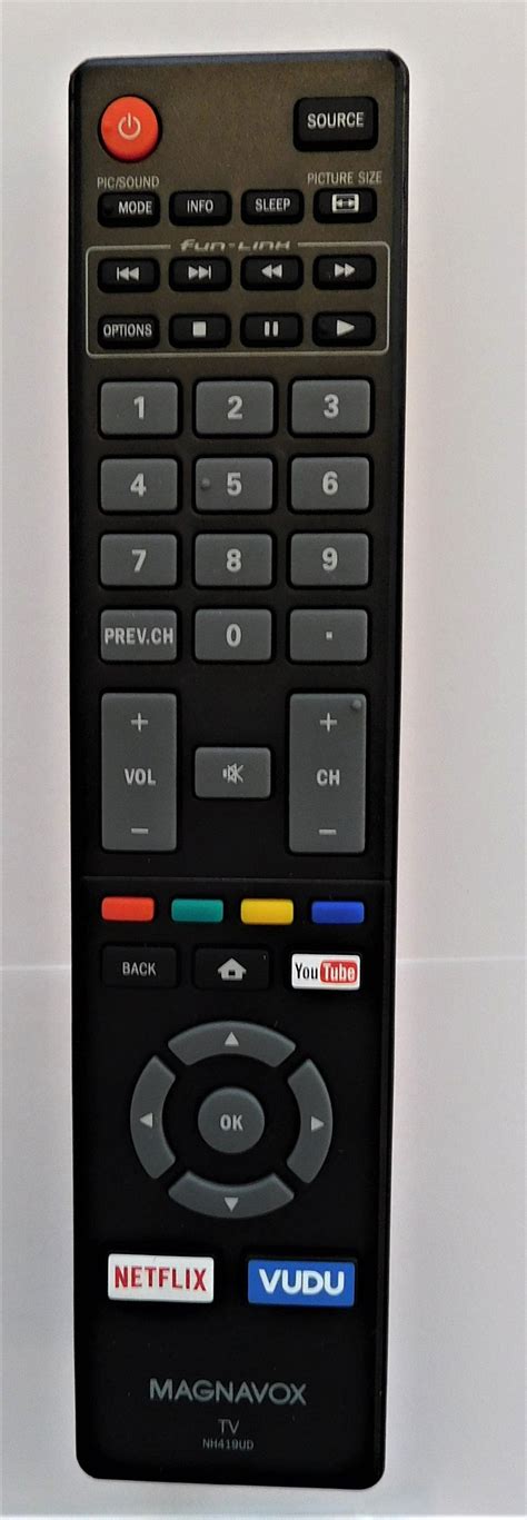 Original Oem Replacement Remote Control For Magnavox Ledlcd Tvs Nh419