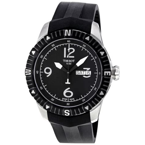 Tissot T Navigator Automatic Black Dial Stainless Steel Mens Watch