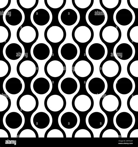 Seamless Intersecting Geometric Circle Pattern Stock Vector Image And Art Alamy