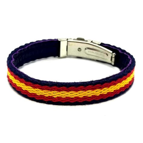 Pulsera Bandera De Espa A Modelo La Tienda De Espa A