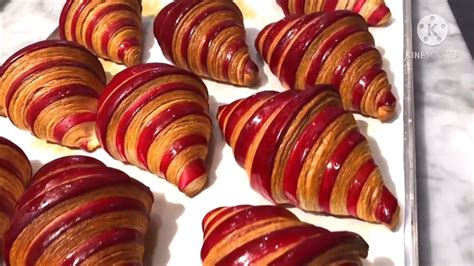 Bicolor Raspberry Croissant Book Recipes