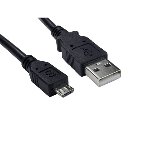 USB 2.0 Type A (M) to Micro B (M) Data Cable