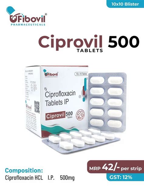 Ciprofloxacin Mg Tablets At Rs Box Medicine Tablets In