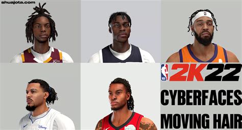 Nba K Cyberface Pack With Moving Hair By Aino