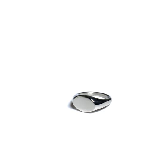 Luna Signet Ring In Silver Plated Jewelry Splash