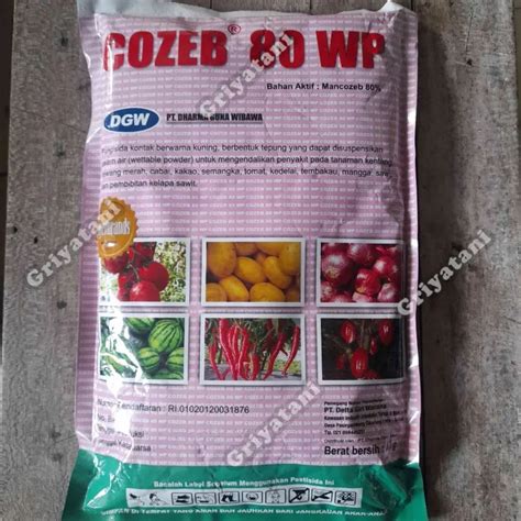 Fungisida Cozeb 80 WP 1 Kg Mancozeb Lazada Indonesia