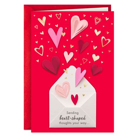 Heart Shaped Thoughts Valentine S Day Card Greeting Cards Hallmark