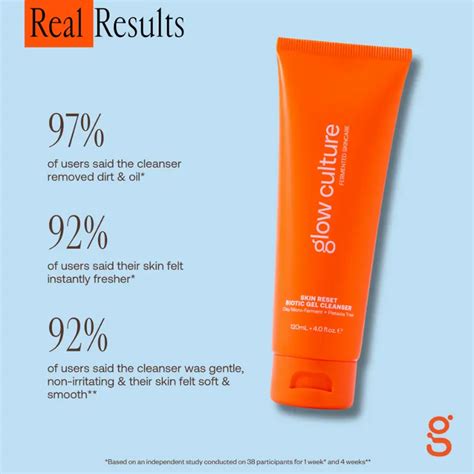 Glow Culture Skin Reset Biotic Gel Cleanser 120 Ml Nz Adore Beauty