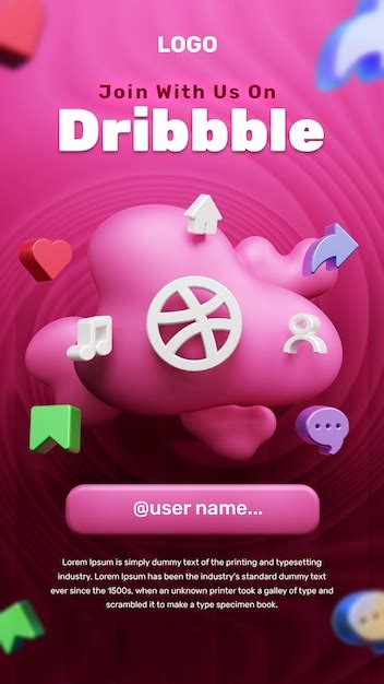 Premium Psd Join With Us On Dribbble Social Media Story Post Design