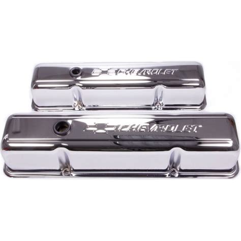 Proform 141 103 Sbc Chrome Bowtie Vcs Tall Wbaffle Valve Covers Laukkanen