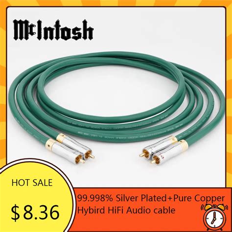 Mcintosh Prata Chapeado Cobre Puro Hybird Cabo De Udio