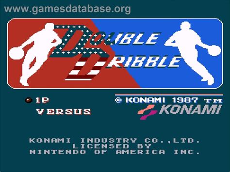 Double Dribble - Nintendo NES - Games Database