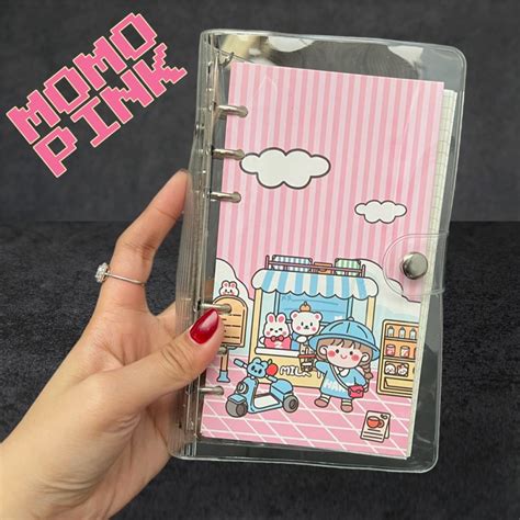 Jual Binder A Lembar Binder Momo Cute Girl Buku Diary Book Journal