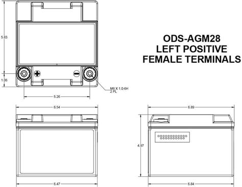 Odyssey Battery Ods Agm28 Extreme Series Agm Battery