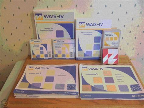 Wechsler Adult Intelligence Scale 4th Edition Wais Iv 1816143219