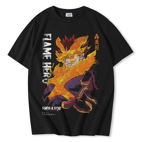 Tshirt Endeavor Scribble Art Bundling Pack Anime Manga Boku No Hero