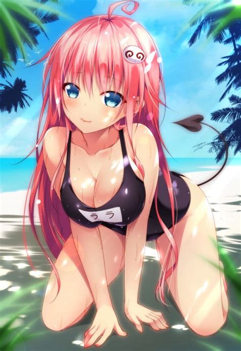 Wallpaper Sea Long Hair Anime Girls Tail To Love Ru Lala Satalin