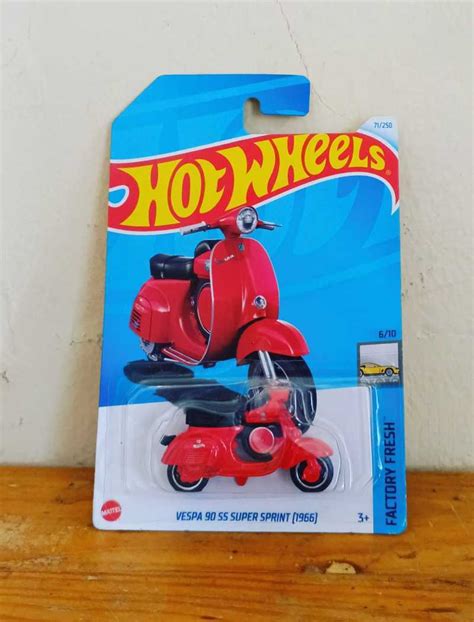Jual Hot Wheels Hotwheels Motor Vespa Ss Super Sprint Merah Di Seller Papatoyz Kali