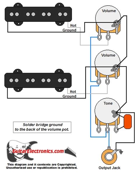 Jazz Bass Style Wiring Diagram