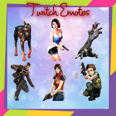 Resident Evil Game Emotes Twitch Emotes Discord Emotes Streamer